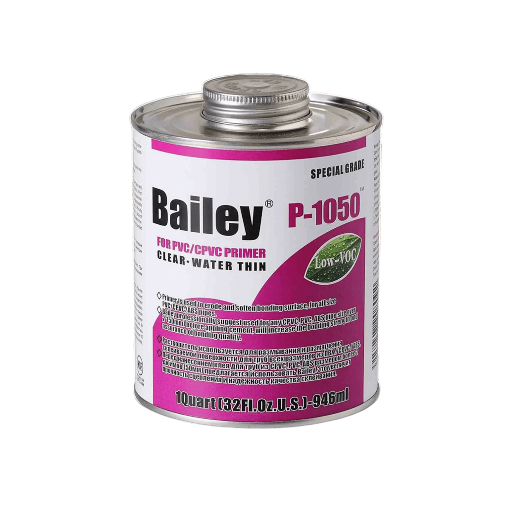 Очиститель праймер Bailey для ПВХ труб 237 мл (26311) Очиститель праймер Bailey для ПВХ труб 237 мл (26311)