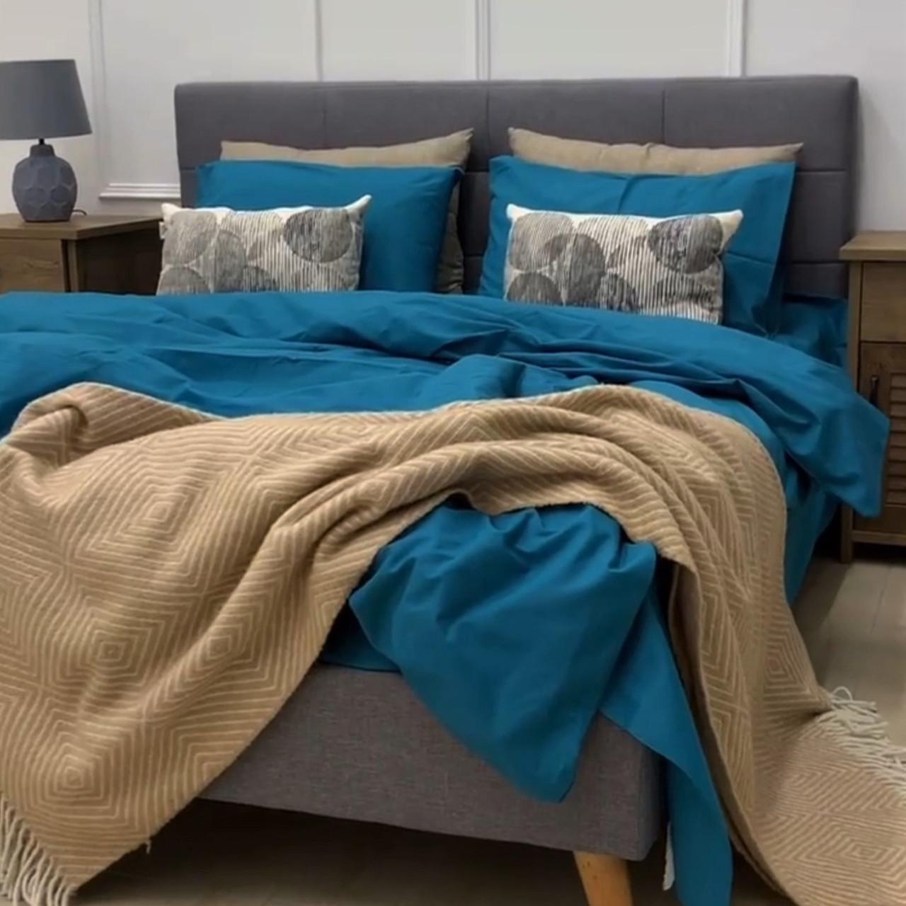 Підковдра односпальна поплін Lux 135х215 см Морська хвиля (2218334364)