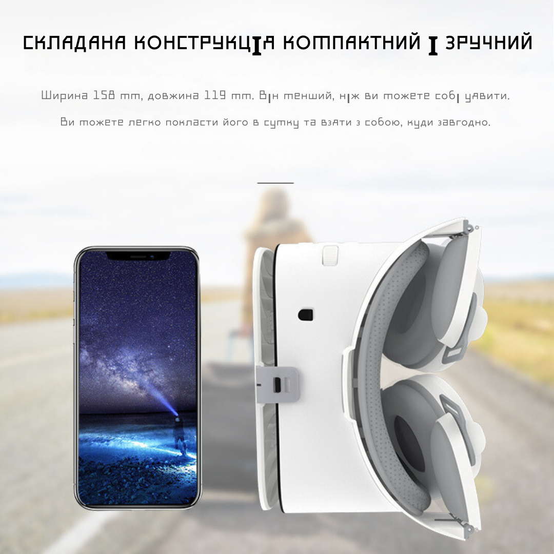 Очки виртуальной реальности Bobo VR Z6 White - фото 7