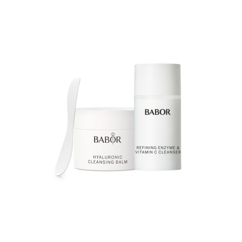 Подарунковий набір для очищення Babor Refining Enzyme & Vitamin C Cleanser 15 мл/Hyaluronic Cleansing Balm 15 мл (26348856)