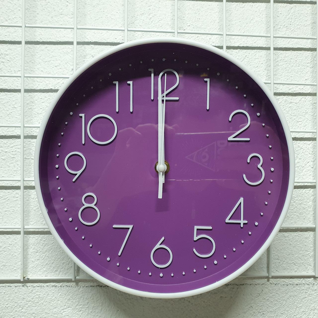 Годинник настінний Quartz 2322t-2 Purple (27262325)