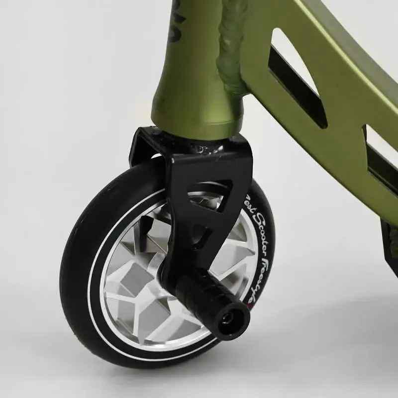 Самокат трюковый Best Scooter N-56307 Freestyle HIC-система с пегами алюминиевый диск и дека (11720276) - фото 4