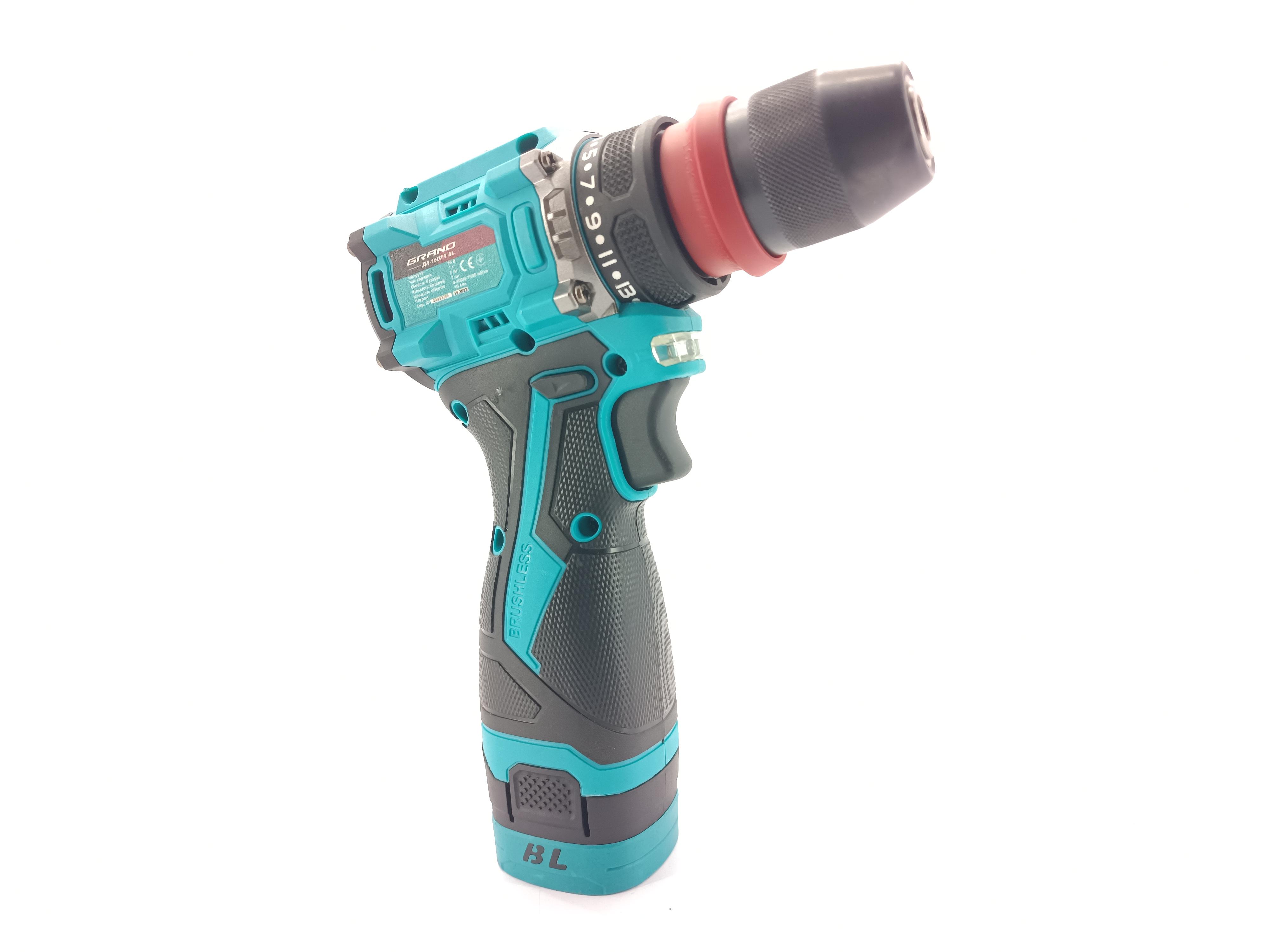 Шуруповерт аккумуляторный Grand ДА-16DFR BL