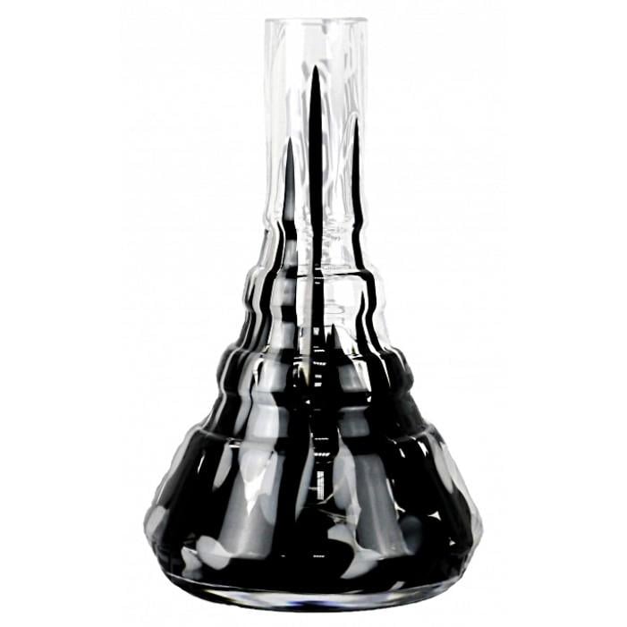 Колба для кальяна Kaya 630CE Black-White Spot Glass (23074)