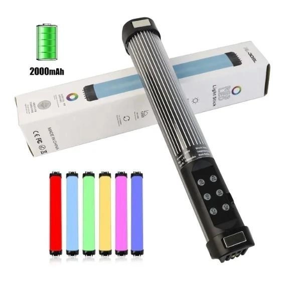 Світлодіодне світло для відеозйомки та селфі RGB Stick 30 см (LED-RL-30SL) - фото 5