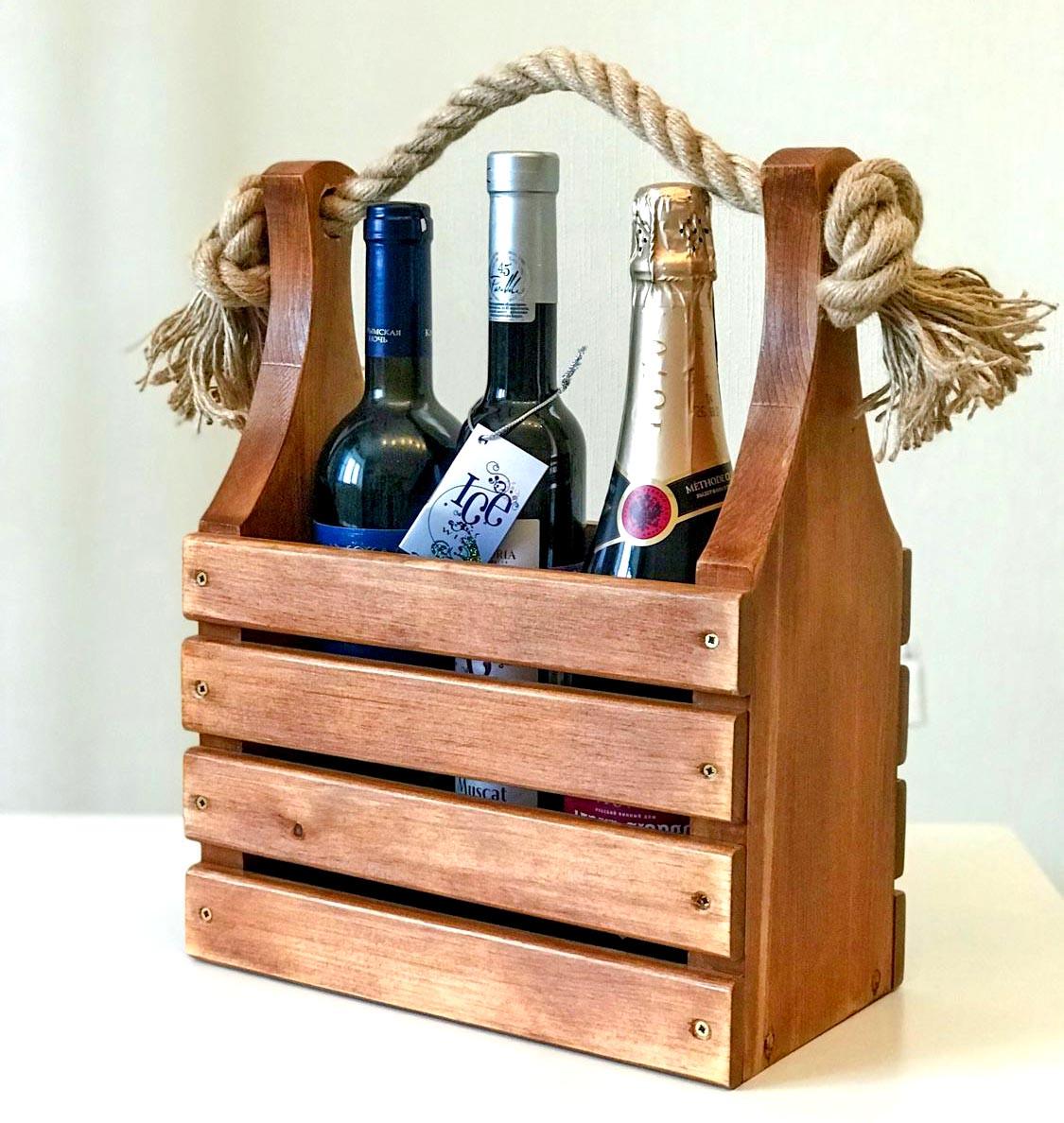 Корзинка подарочная из дерева Кларждес Шафран (ПДК-001206) Корзинка подарочная из дерева Кларждес Шафран (ПДК-001206)