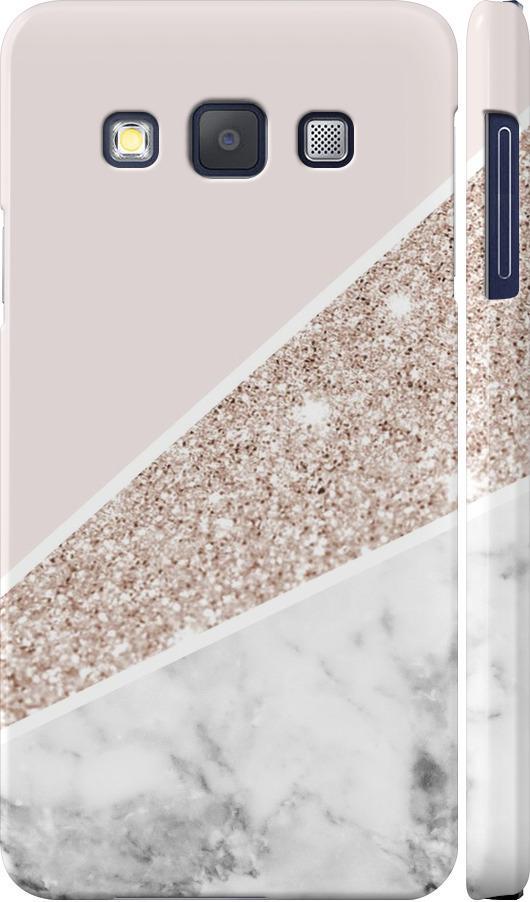 Чехол на Samsung Galaxy A3 A300H Пастельный мрамор (4342m-72-42517)