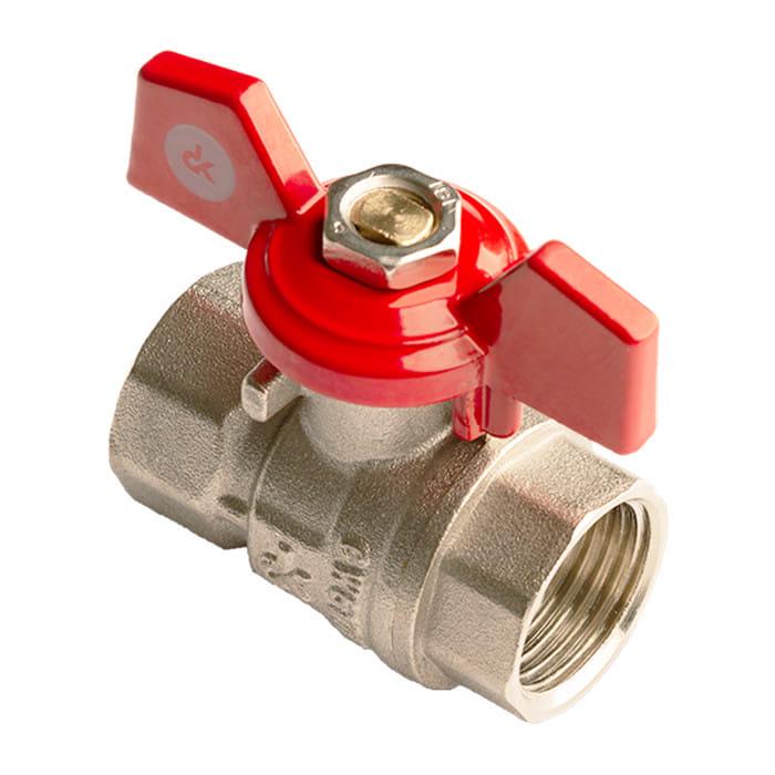 Кран шаровой DK Kraft 1/2" ВВ прямой латунь (DK.103.15)