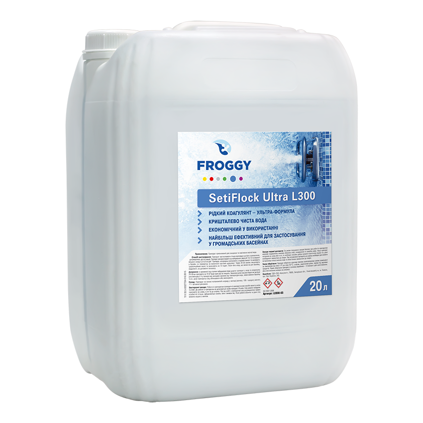 Коагулянт жидкий Froggy SetiFlock Ultra L300 быстрого действия 20 л (L0300-03)