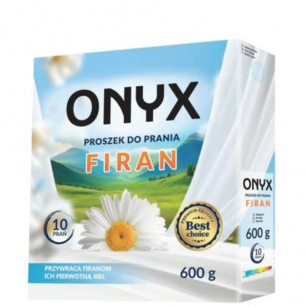 Порошок для прання штор Onyx Proszek Do Prania Firan на 10 прань 600 г (13603)
