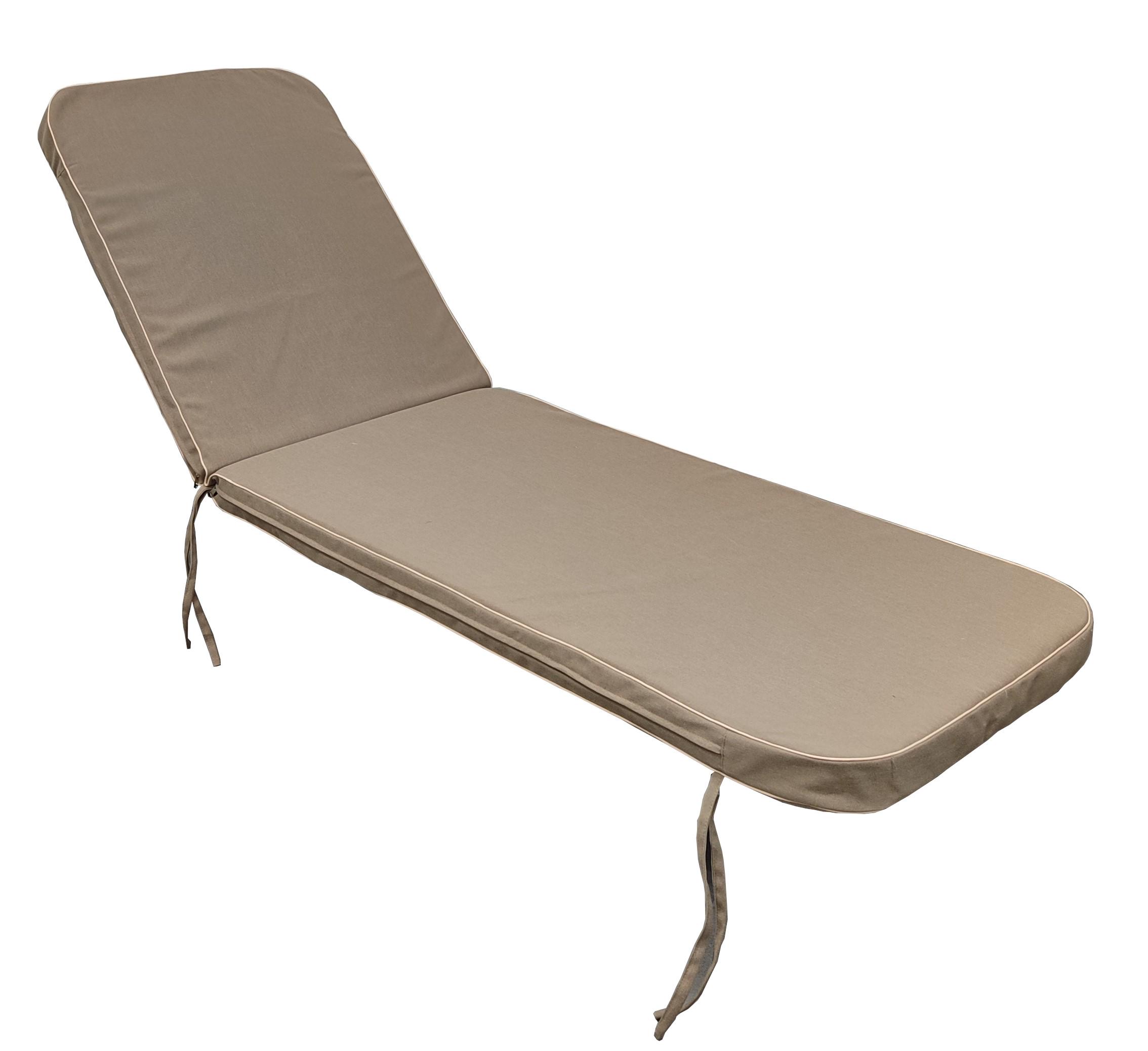 Матрас для шезлонга eGarden Mare двухсторонний акрил 195x58x6 см Кофейный (5748) - фото 1 Матрас для шезлонга eGarden Mare двухсторонний акрил 195x58x6 см Кофейный (5748) - фото 1