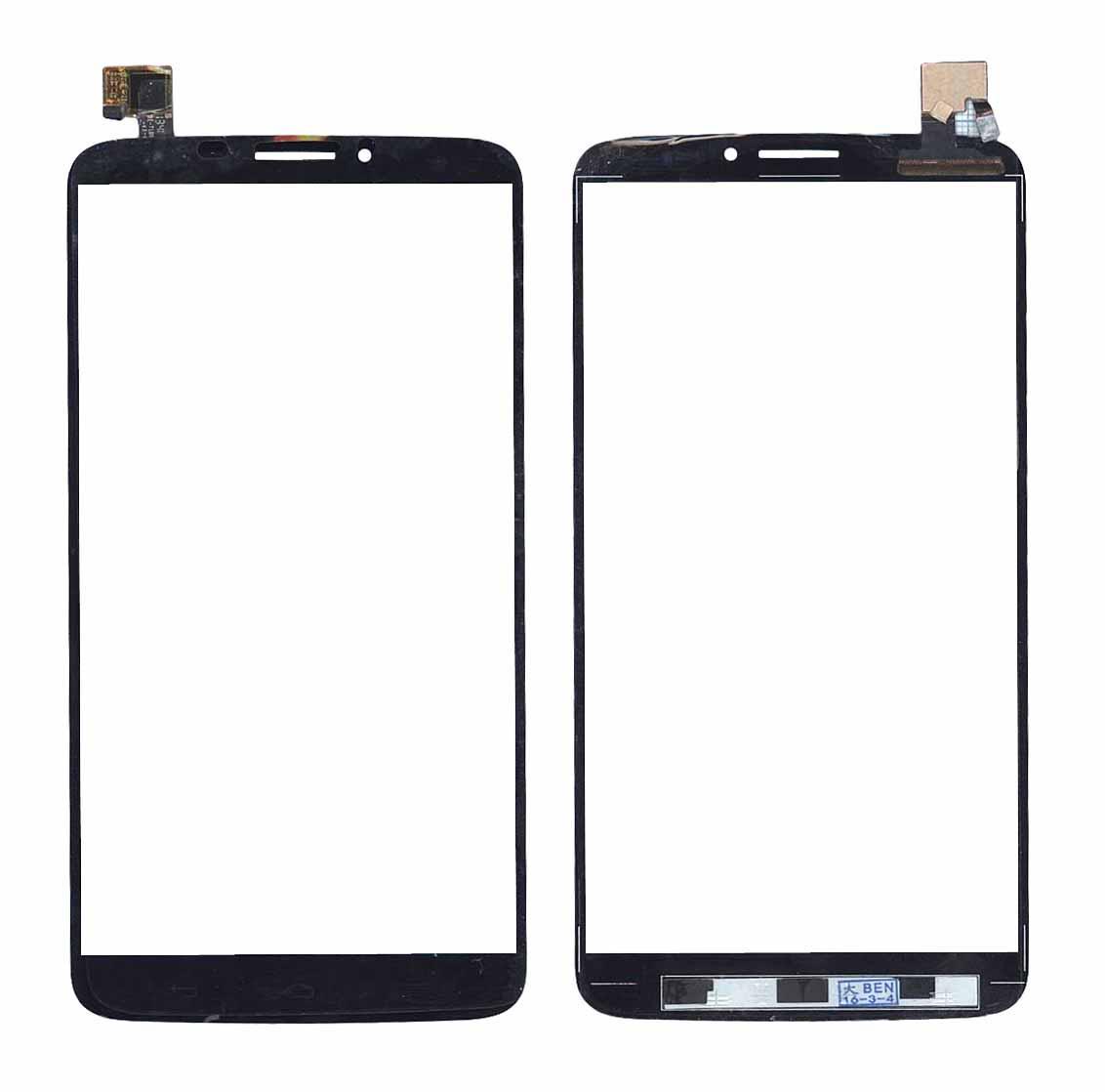 Тачскрин для смартфона Alcatel One Touch Hero 8020D Черный