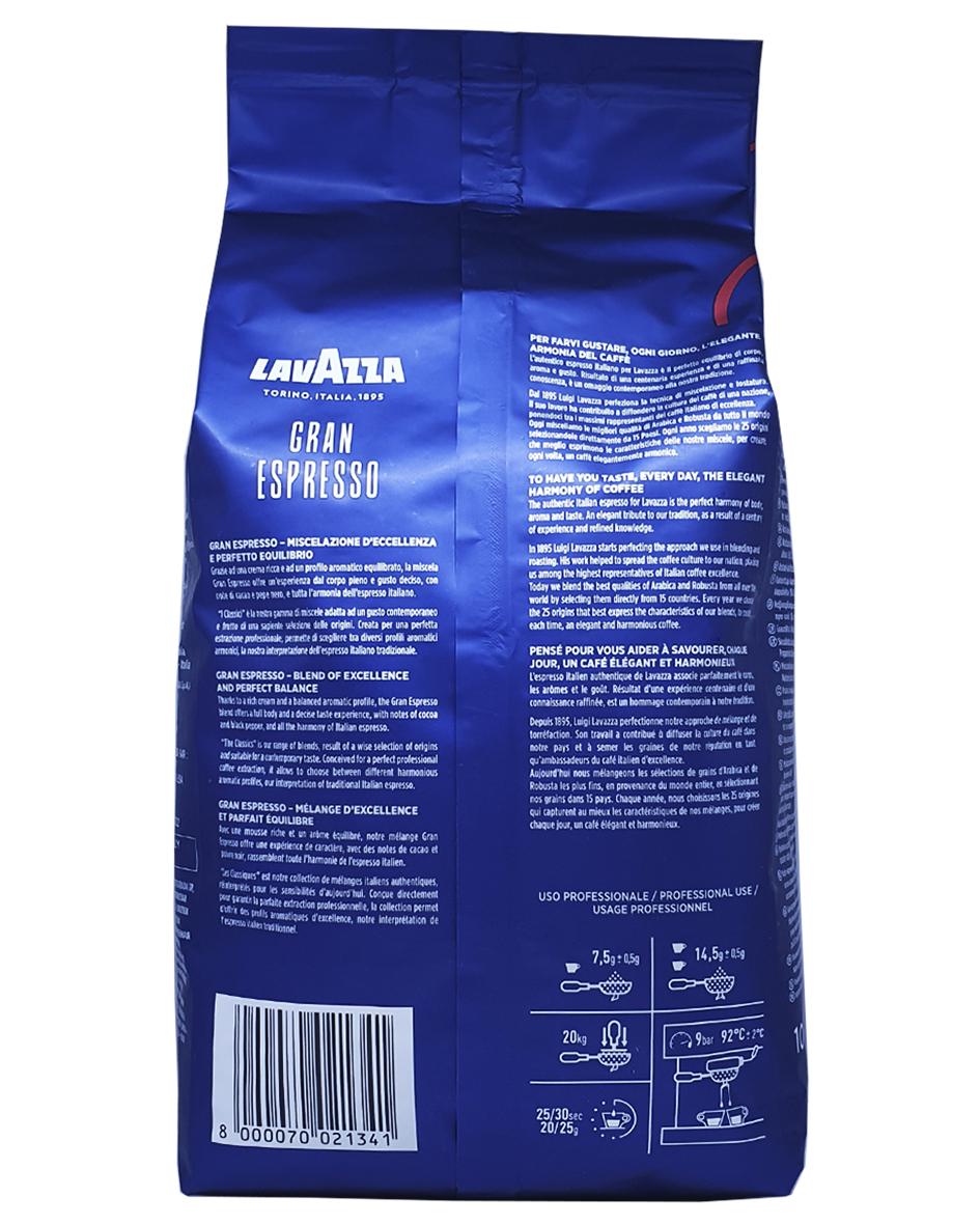 Кава Lavazza Gran Espresso зерно 1 кг (45) - фото 4 Кава Lavazza Gran Espresso зерно 1 кг (45) - фото 4