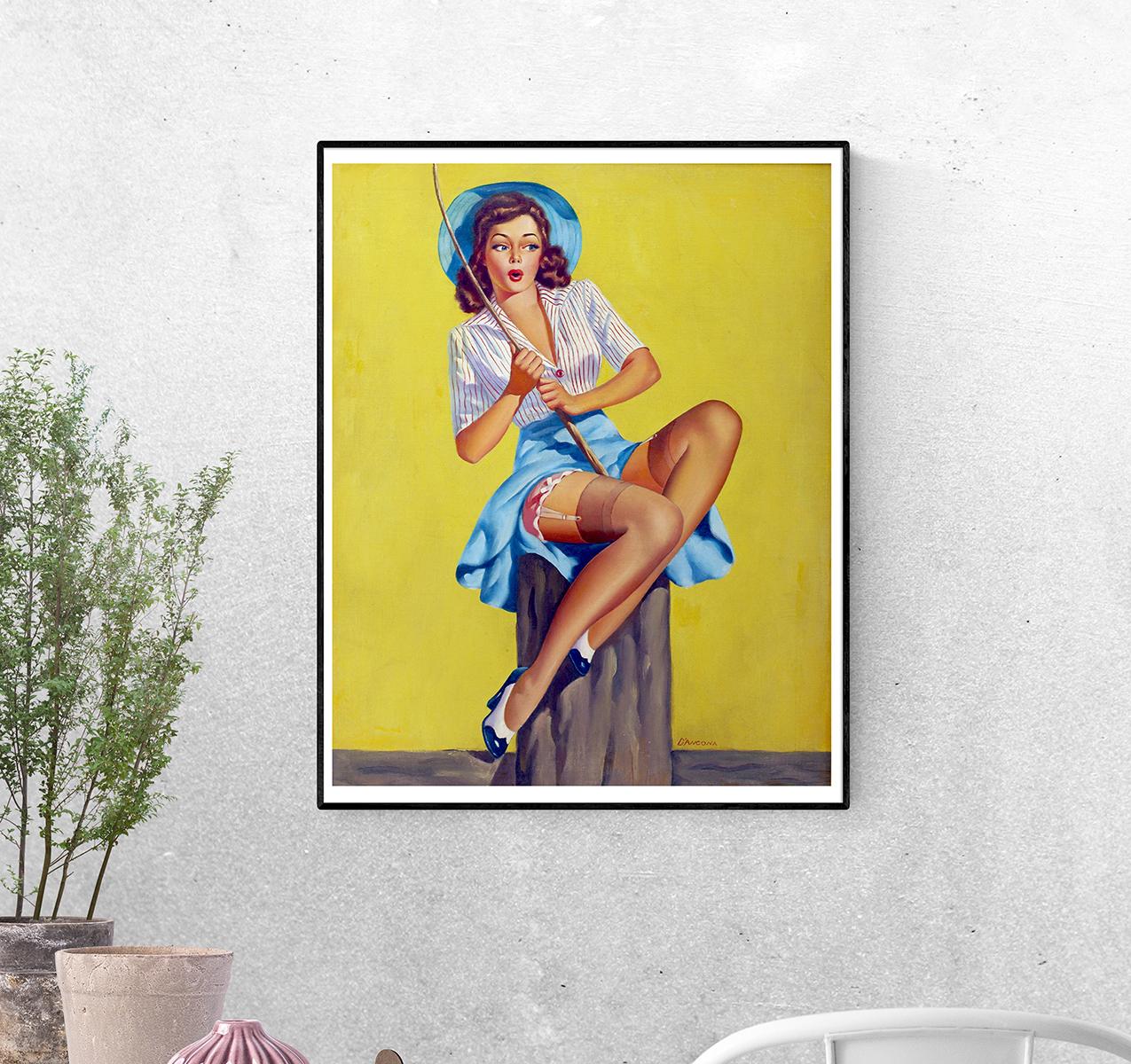 Постер Клюет... Эдвард Д'Анкония формат А-2 (pin_up010136_Poster)