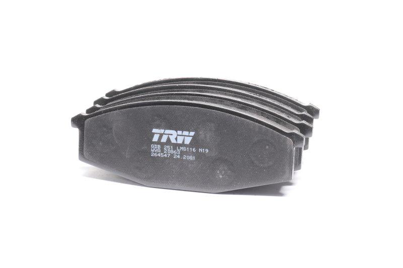 Тормозные колодки дисковые передние Nissan Patrol TRW Engine Components GDB251 (GDB251 TRW Engine Components)