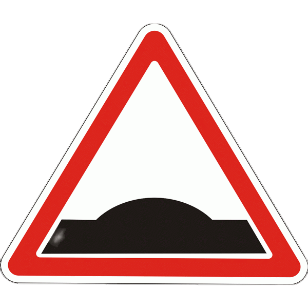 Дорожный знак 1.11. Холм ДСТУ 4100:2002. 700 мм (14440143)