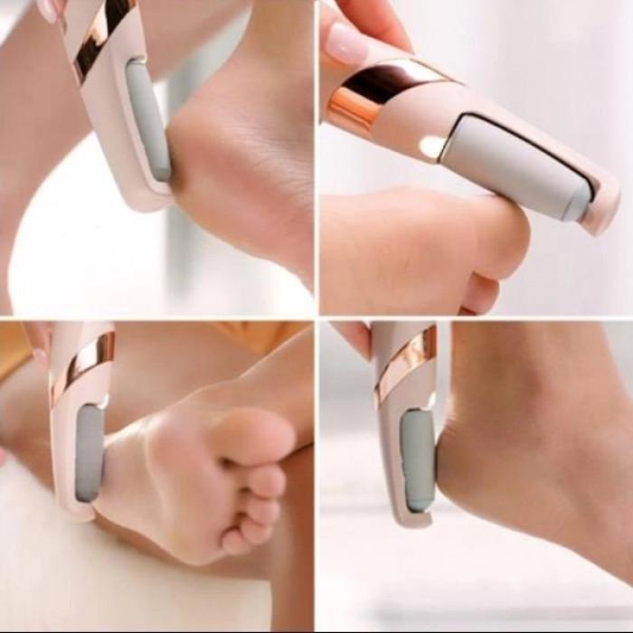 Пилка для ніг електрична Flawless Pedi з двома насадками USB зарядка (2860126416) - фото 4 Пилка для ніг електрична Flawless Pedi з двома насадками USB зарядка (2860126416) - фото 4