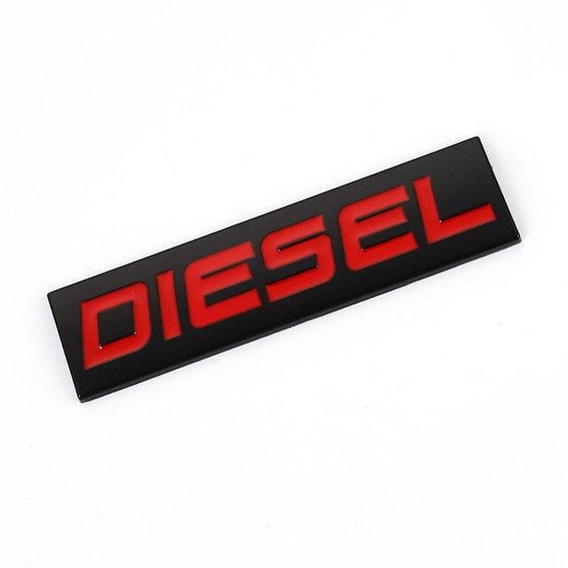 Эмблема Diesel Черный/Красный (1809593504)
