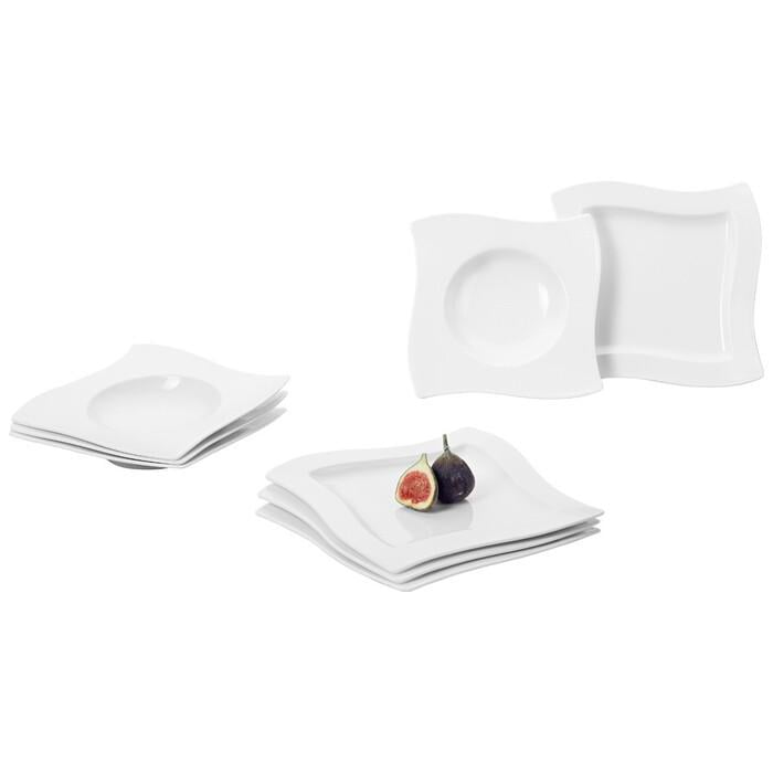 Набор тарелок Villeroy&Boch NewWave Porzellan 8 предметов (1025259015)