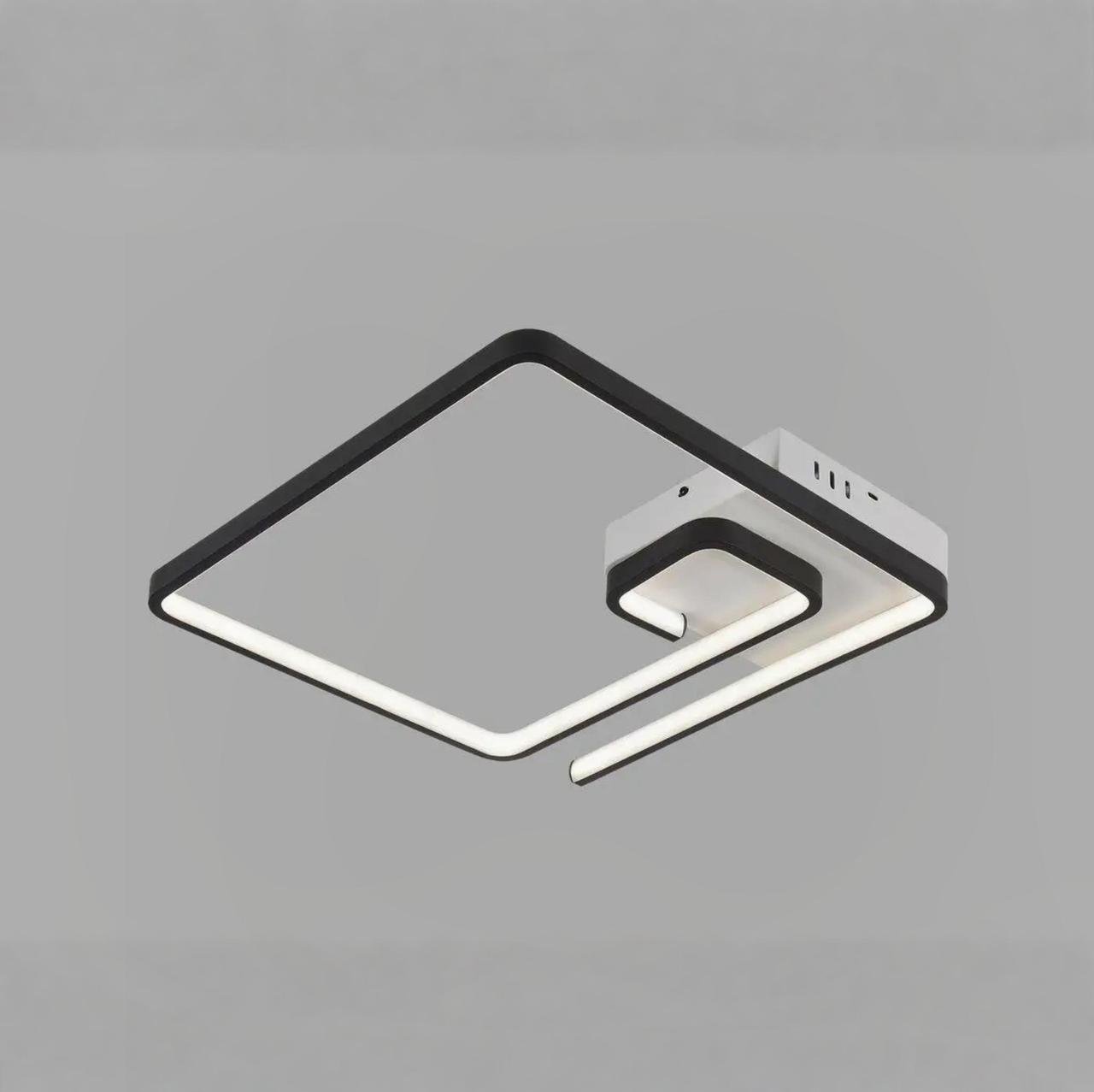 Люстра светодиодная Valeso с металлическим каркасом 28W 3000/4000/6000К Черный (LP-DA91622 BK)