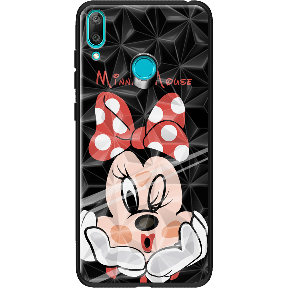 Чехол Boxface Huawei Y7 2019 Lady M Черный силикон с призмой (36044-cc59-37853)