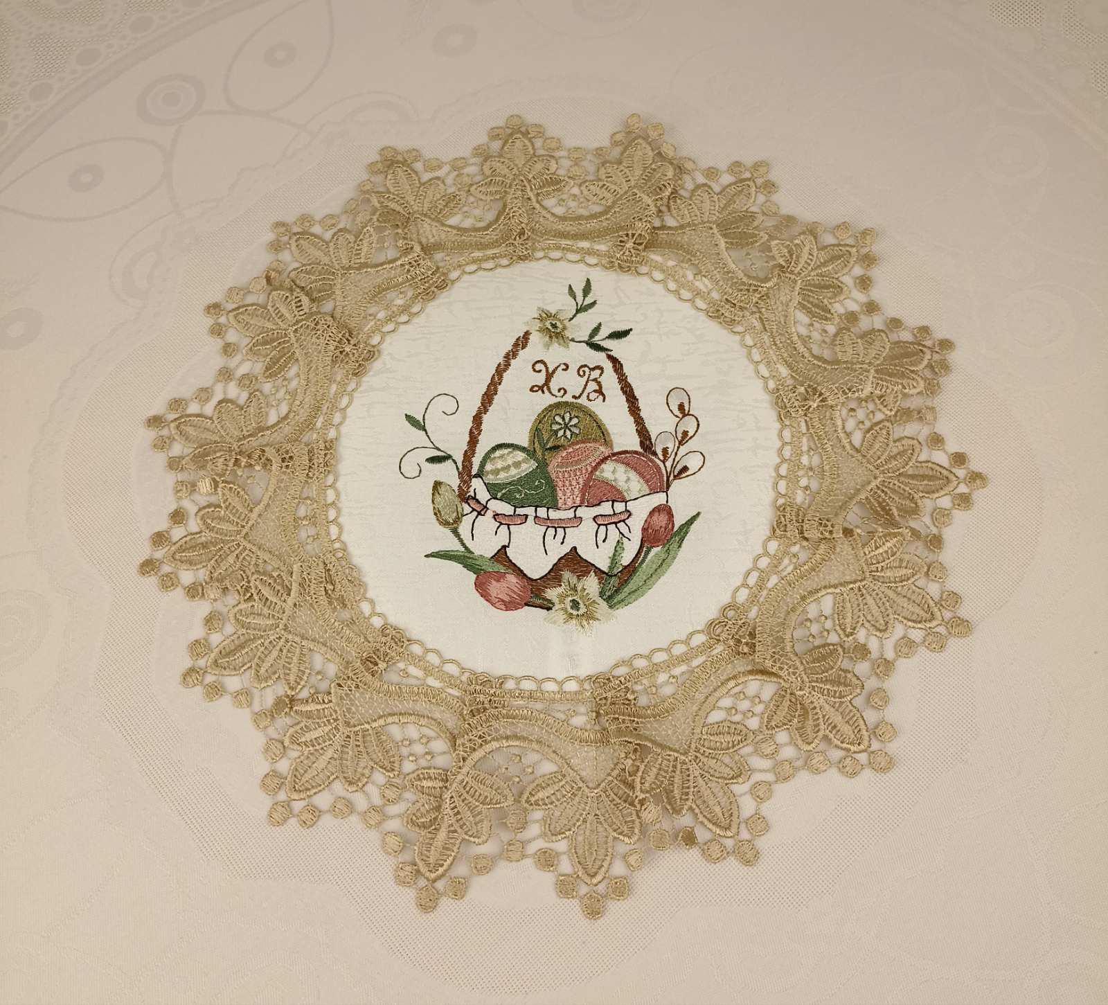 Салфетка пасхальная YM81357 d 30 см (CN37780)