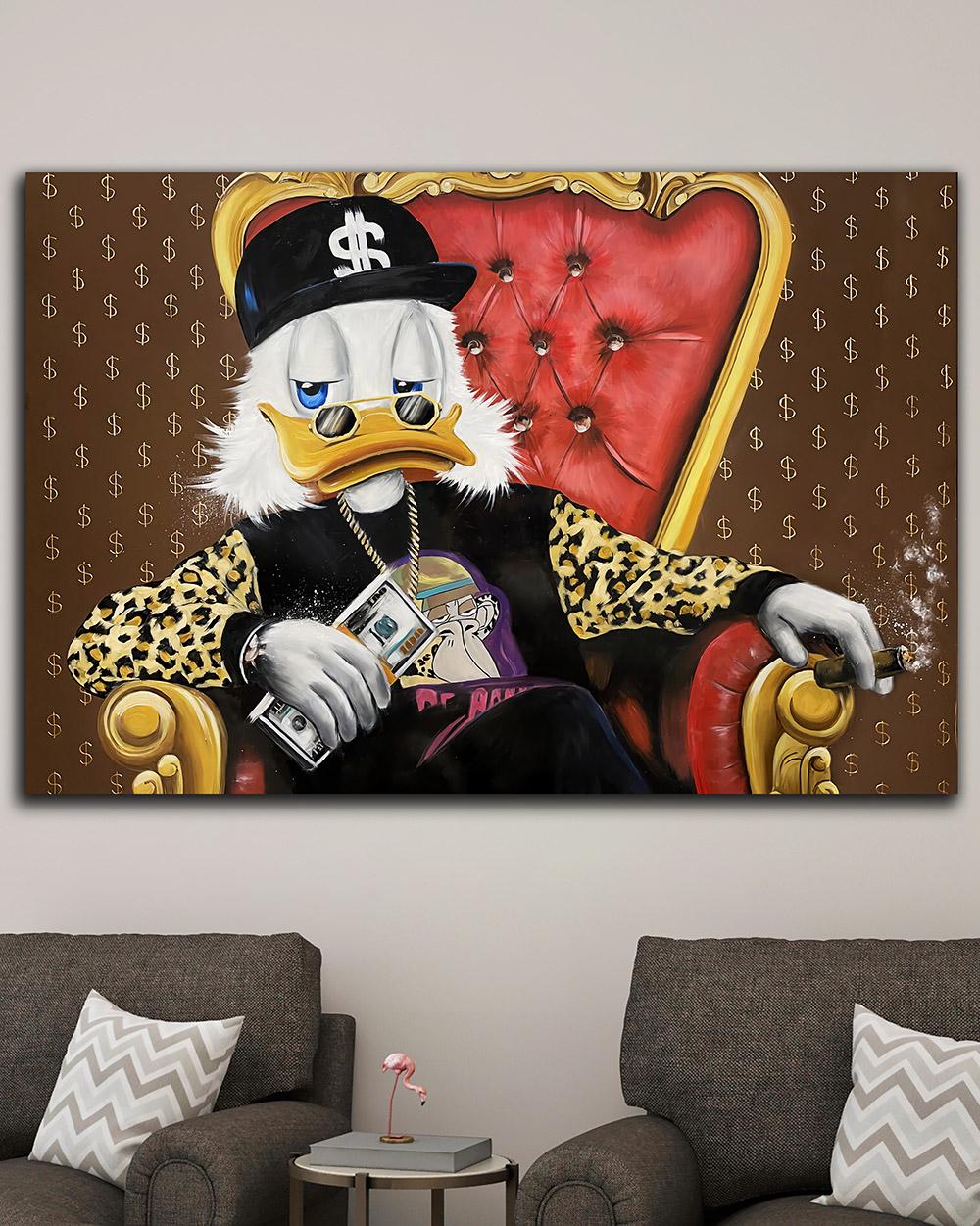 Картина для офиса Scrooge Rich 60х90 см (MIX-653-1)