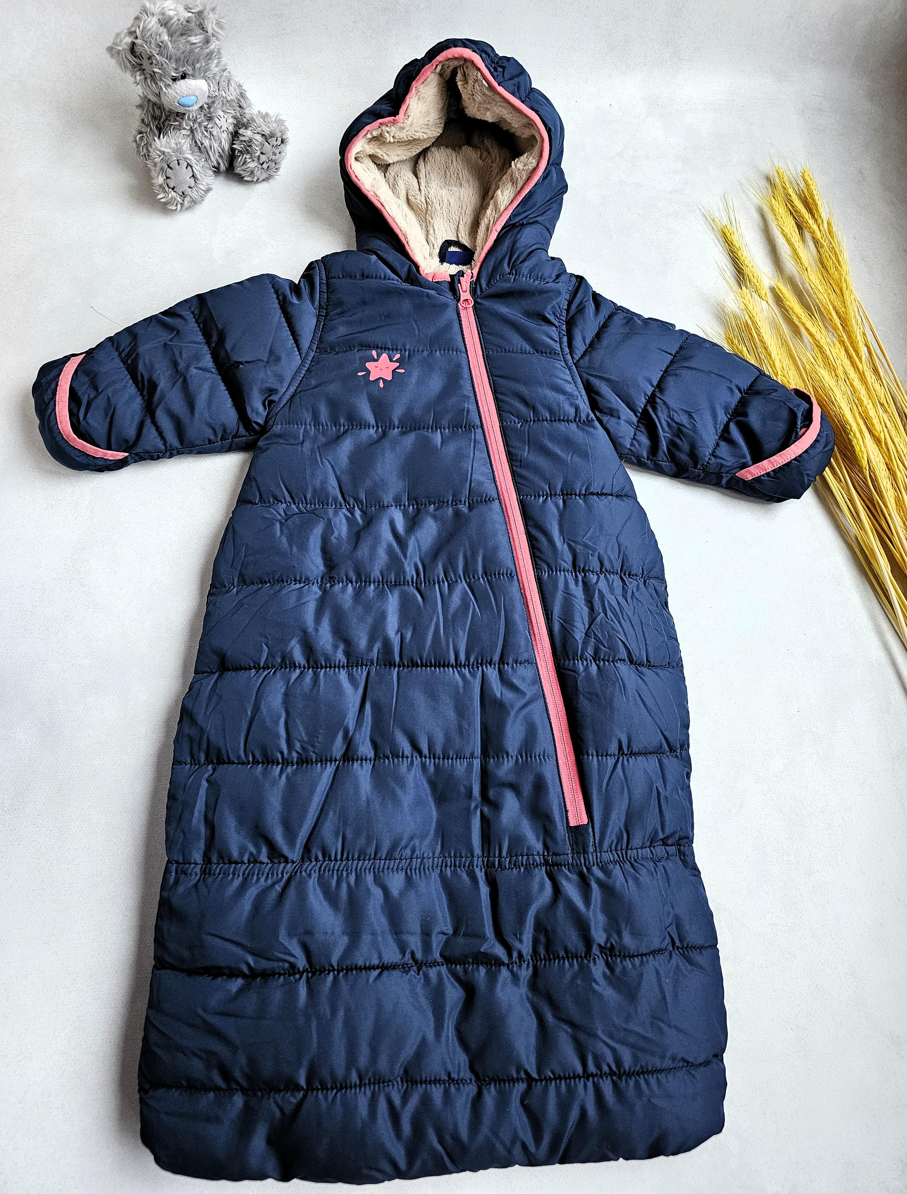 Комбинезон-конверт детский Lupilu зимний 62-68 см (295079)