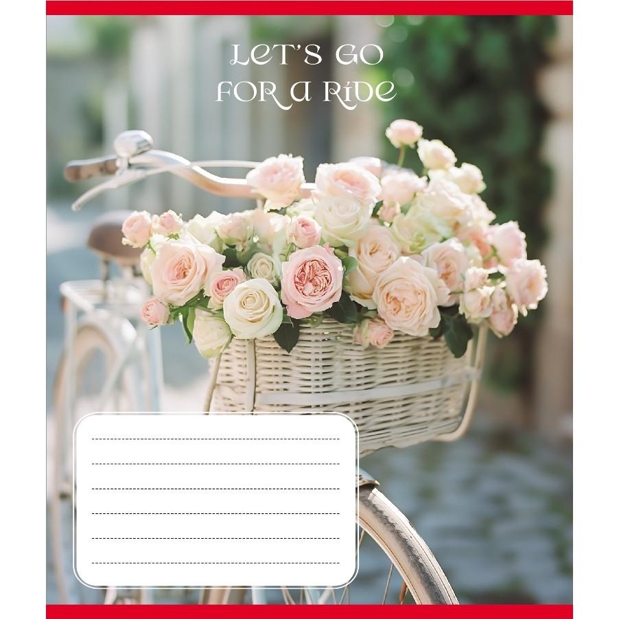 Тетрадь общая Школьник Велосипед в клетку 96 листов (096-630091K-3)