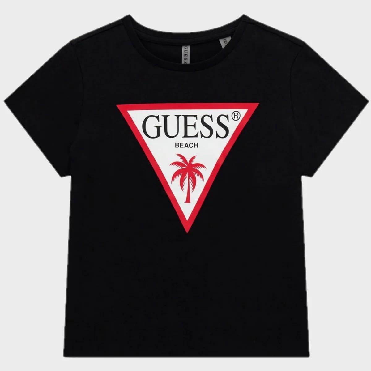 Футболка-топ GUESS J5GI36JA914 GBLK 160-166 см 15-16 років чорний (32540370)