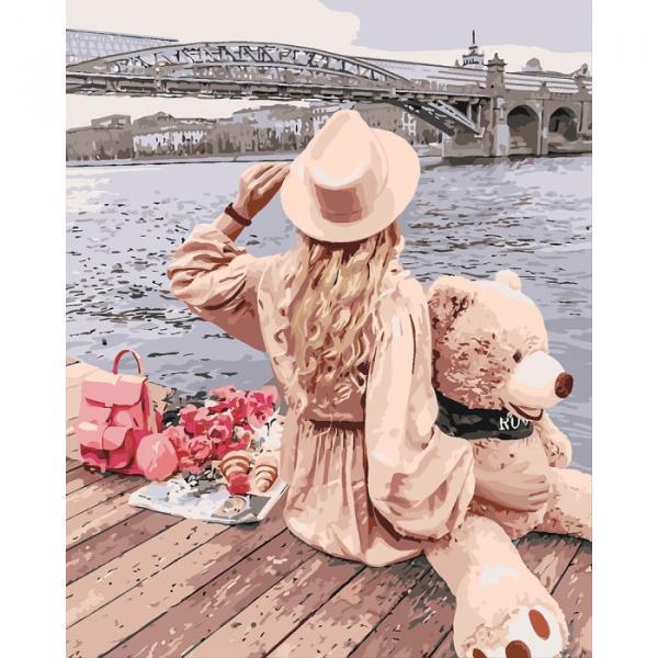 Картина по номерам Идейка Позволь себе мечтать 40х50 см в термопакете (KHO4613)