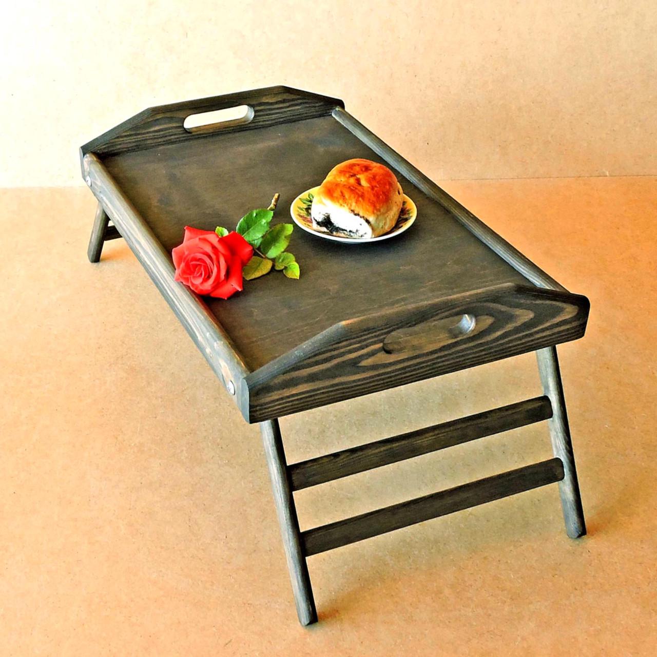 Столик-піднос для сніданку з дерева Флорида Моріон (СТП-000411) - фото 7 Столик-піднос для сніданку з дерева Флорида Моріон (СТП-000411) - фото 7