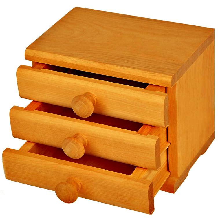 Мини-комод из дерева Джоржтаун Карри (МНК-000303)