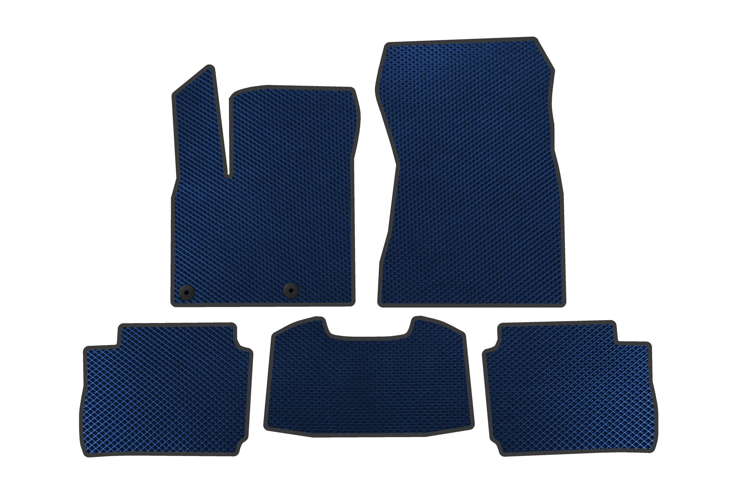 Коврики автомобильные Digital Designs EVA электро для Nissan Qashqai 2021- гг. этилвинилацетат Синий (183845)