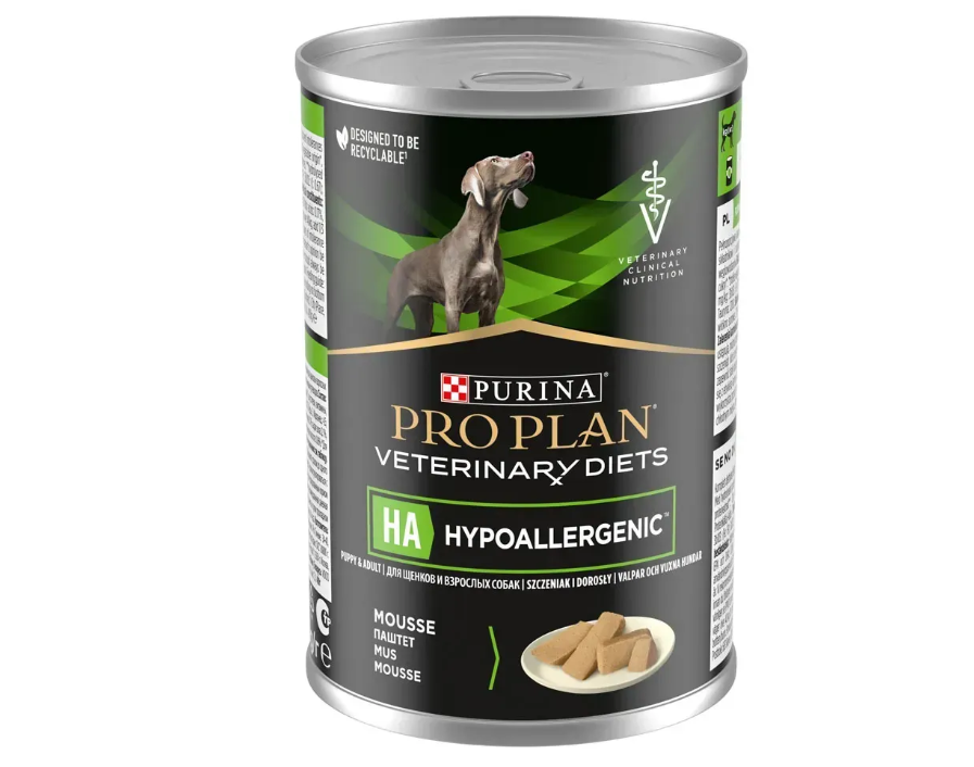 Корм вологий для собак Pro Plan Veterinary Diets HA Hypoallergenic 400 г (3470)