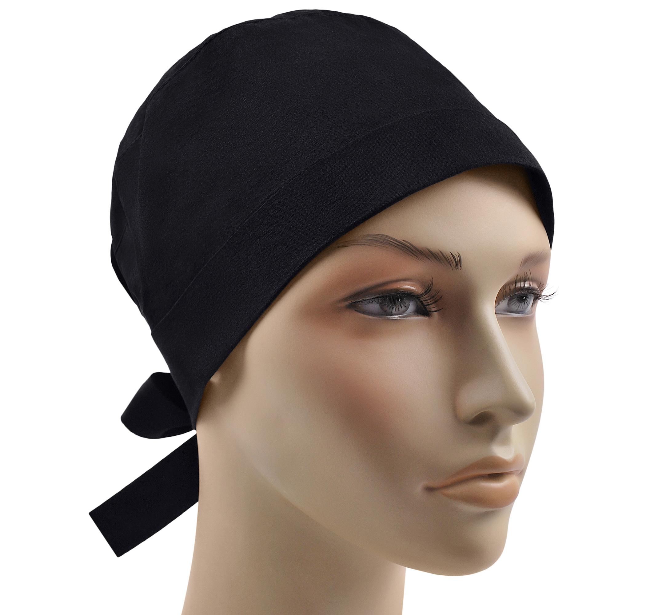 Шапочка медицинская женская SSC универсальная Черный (pixie038) - фото 4