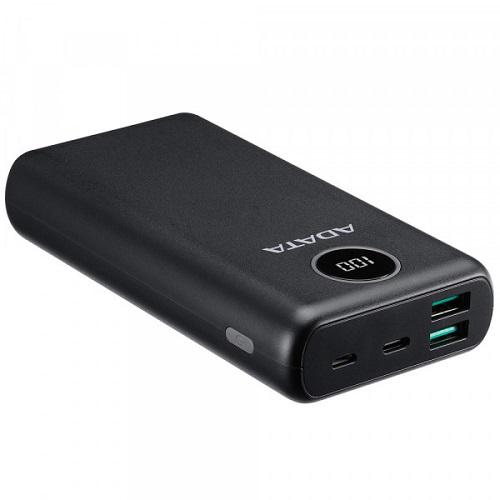 Портативное зарядное устройство ADATA 20000 mAh 20W Черный (P20000QCDB) - фото 4