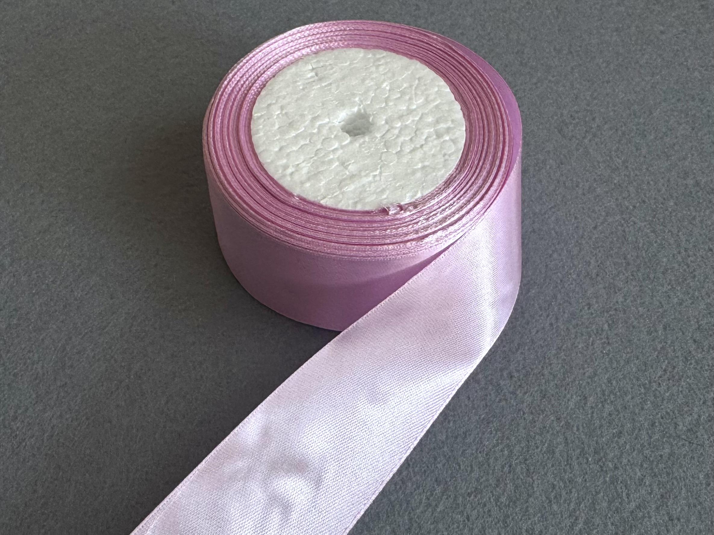 Лента атласная 4 см Розовый (22260)