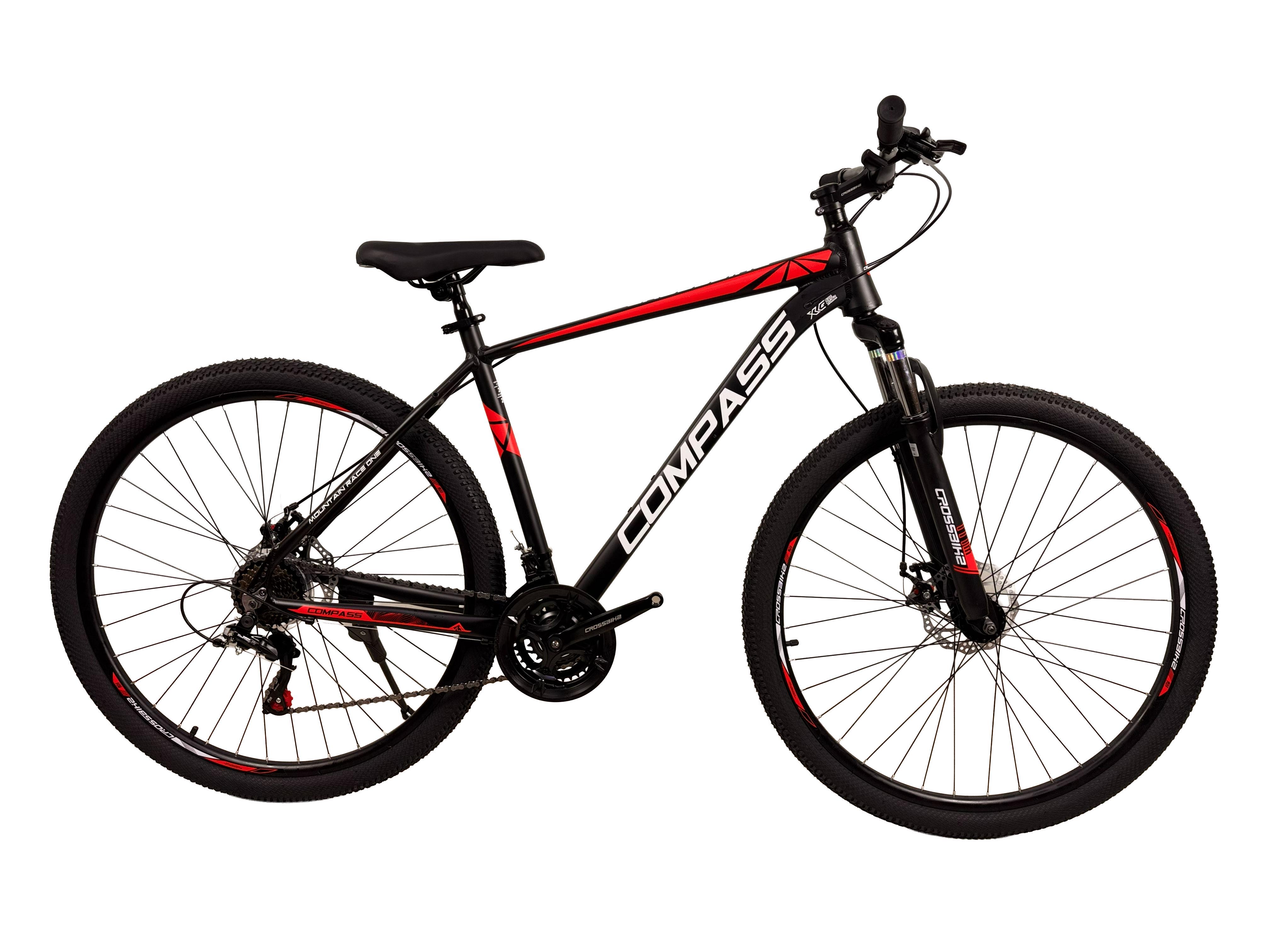 Велосипед CrossBike COMPASS 29" 20" Черно-красный