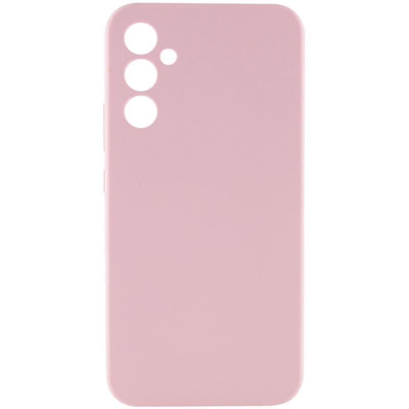 Противоударный Чехол Silicone Cover Lakshmi Full Camera (AAA) для Samsung Galaxy S24 FE Розовый / Pink Sand