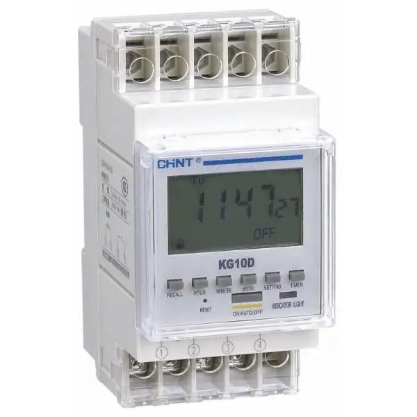 Таймер електронний CHINT KG10D-1Z AC220V 1 хв.-168 год. (309007)