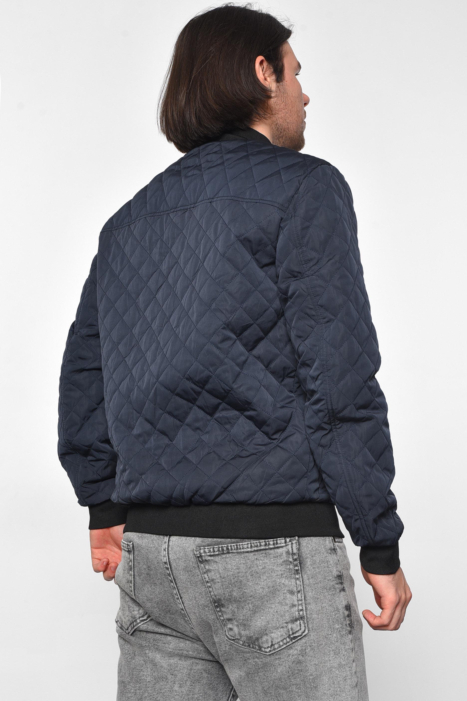 Ветровка мужская демисезонная XS Темно-синий (175564) - фото 3