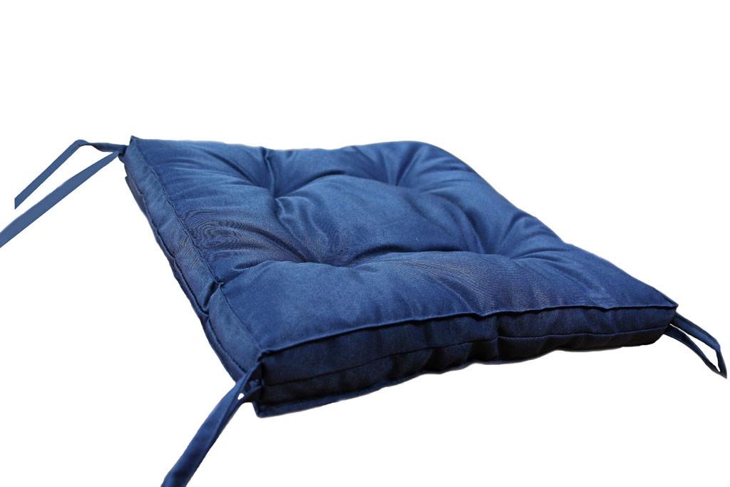 Подушка на стілець DOTINEM COLOR 40х40 см Синій - фото 2