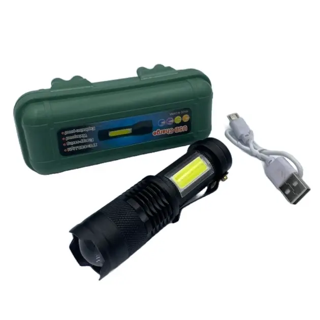 Фонарь ручной аккумуляторный BL-525 COB Черный (1977880965)