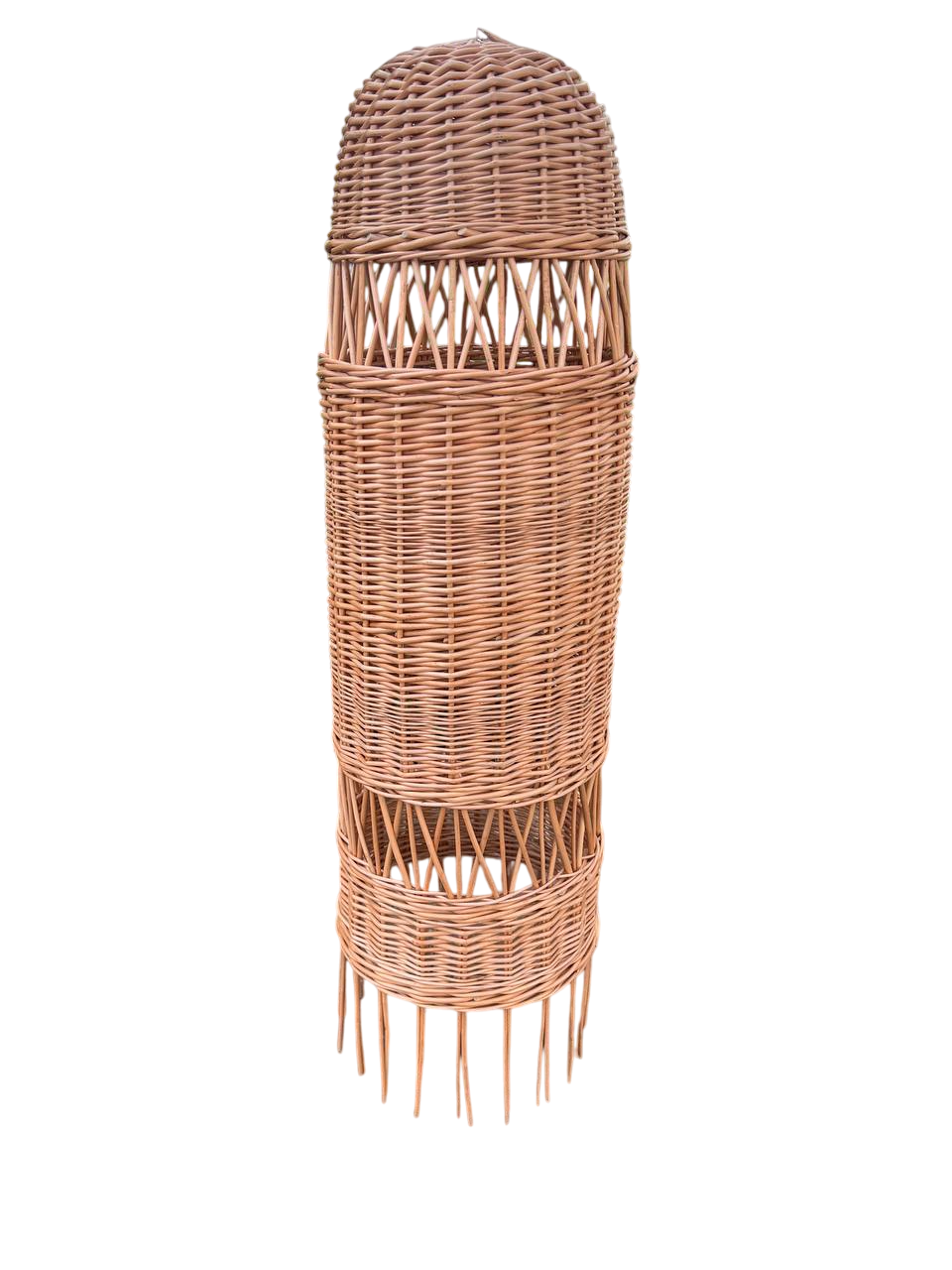 Абажур плетеный из лозы ручной работы 60х20 см