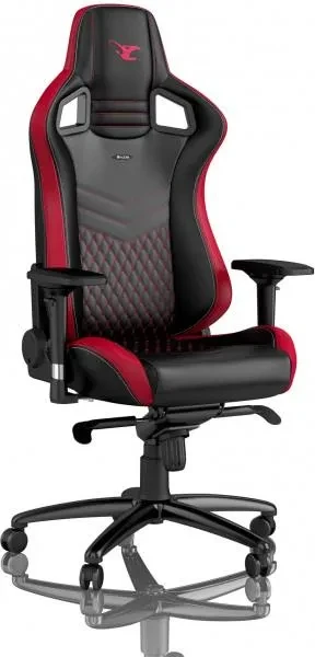 Комп'ютерне крісло геймерське Noblechairs EPIC Mousesports Edition Чорний/Червоний (NBLPUMSE001)