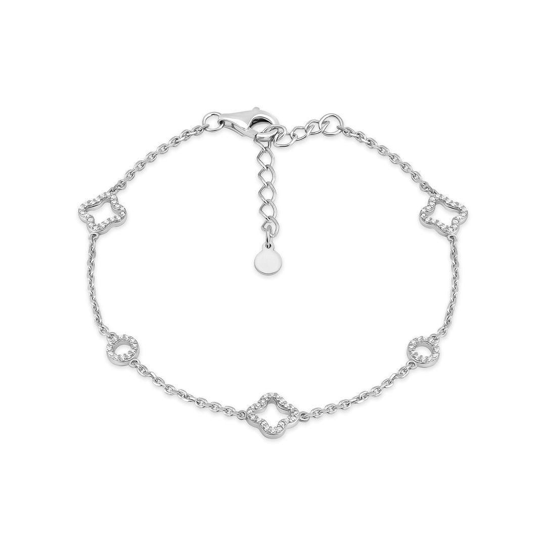 Браслет женский серебряный Luck 925° (33822363)