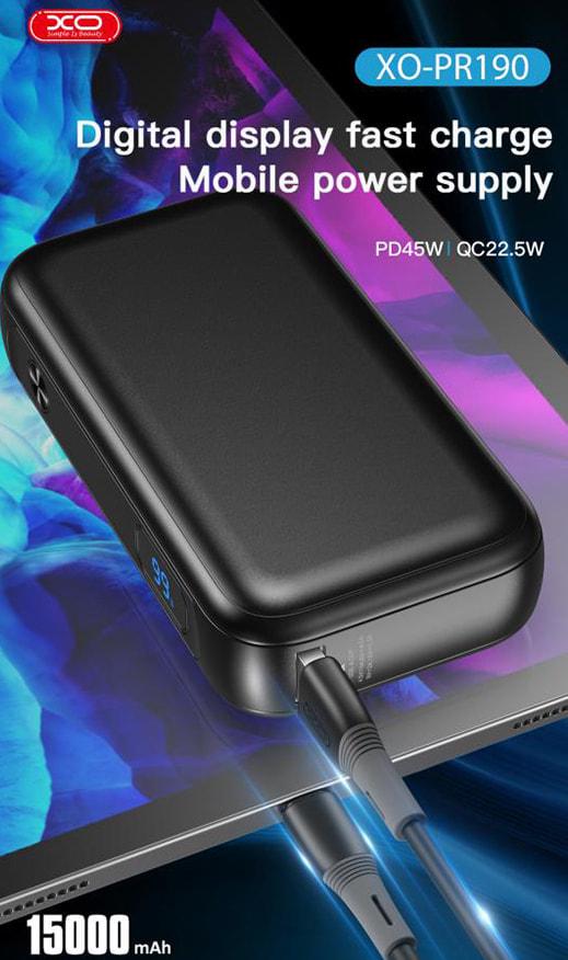 Аккумулятор внешний Xo PR190 15000 mAh (34759) - фото 3