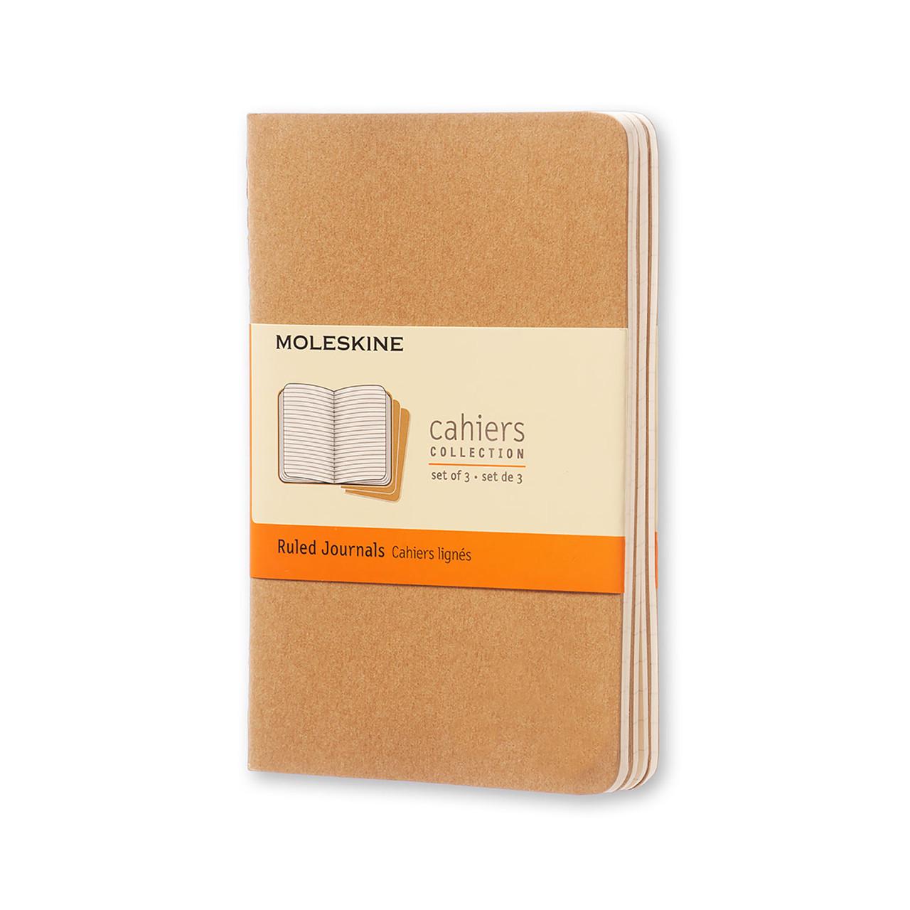 Блокнот Moleskine Cahier карманный 64 страницы линейка 9х14 см Бежевый