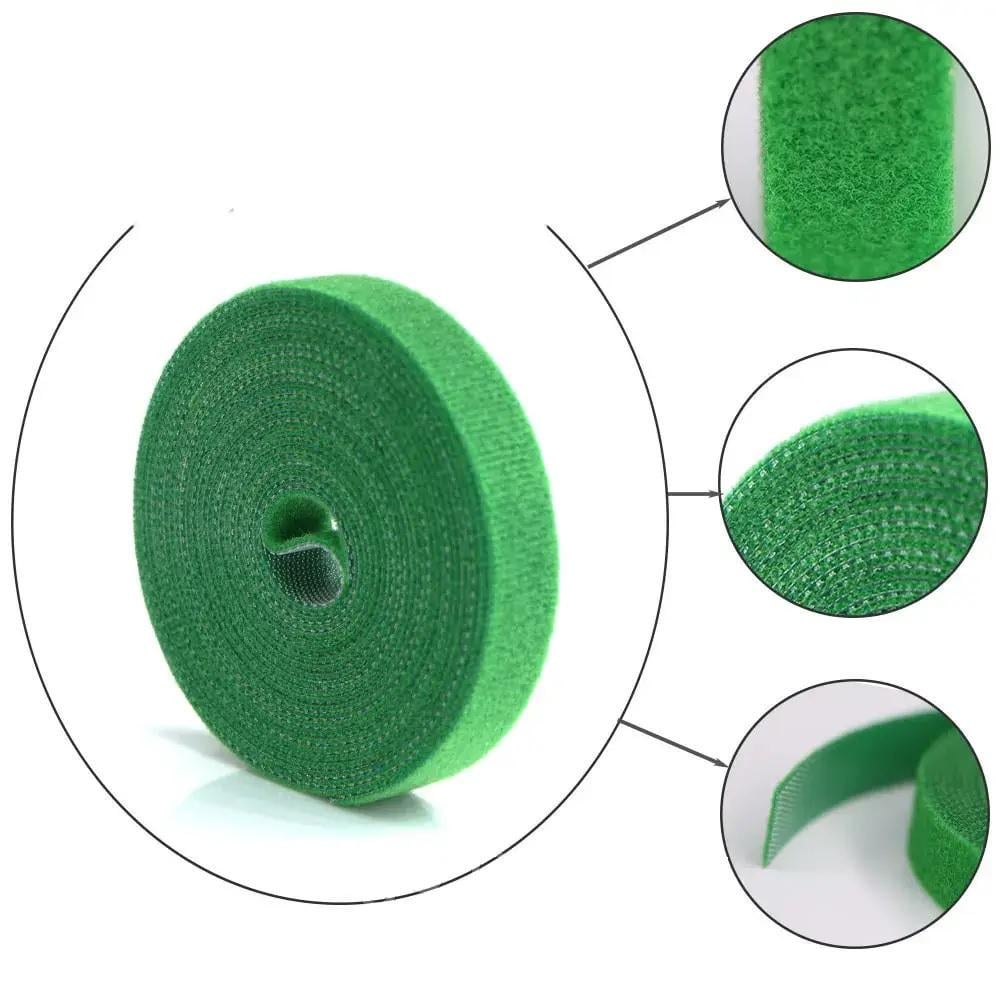 Стрічоки-липучки садові для підв'язки рослин 2 шт. по 5 м Зелений (Е050838-2) - фото 8